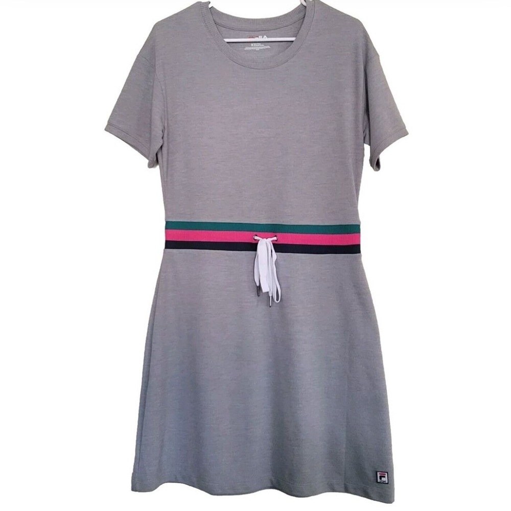 Fila Gray Dress with Striped Waist Size:XL